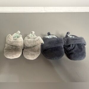 Carter's Gray and Navy Baby Mittens